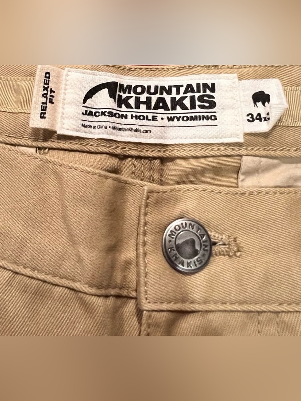 Mountain Khakis Men's Relaxed Fit Pants, Size 34x30, Cotton